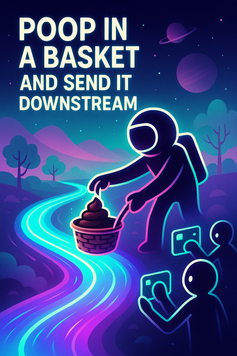 Poop in a Basket and Send It Downstream